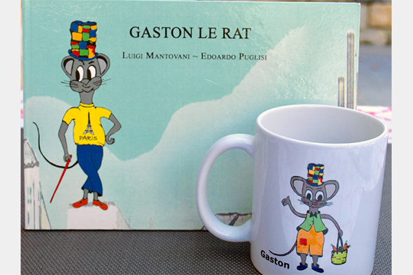 Mug et livre Gaston le rat