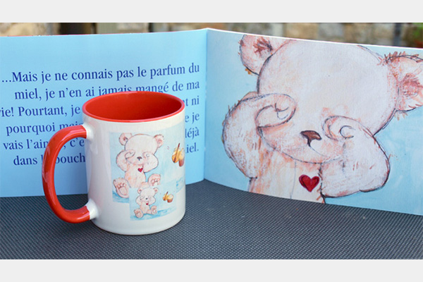 Mug et livre Ourson Millenium